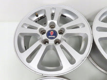 Load image into Gallery viewer, 4x Alufelge 16 Zoll 6.5" 5x110 41ET Glanz Silber 12804095 Saab I Rim Wheel FEL2578831969yi