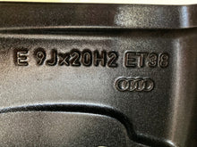 Load image into Gallery viewer, 1x Alufelge 20 Zoll 9.0" 5x112 38ET Glanz Graphit 4KE601025AA Audi E-Tron Mg FEL2300430630er