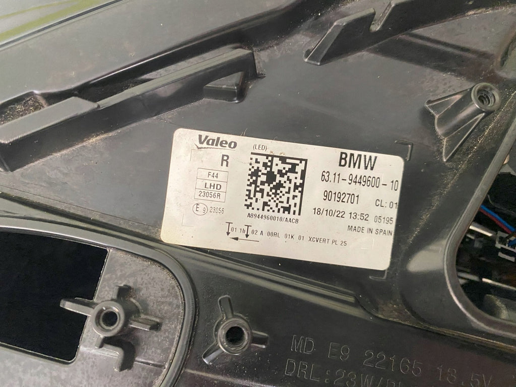 Frontscheinwerfer BMW 2 F44 9449600 LED Rechts Scheinwerfer Headlight SCH4720552098zc