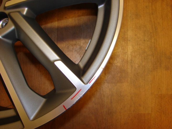 1x Alufelge 18 Zoll 7.5" 5x100 46ET Matt Graphit 82A601025AF Audi Rim Wheel FEL4170175564qm