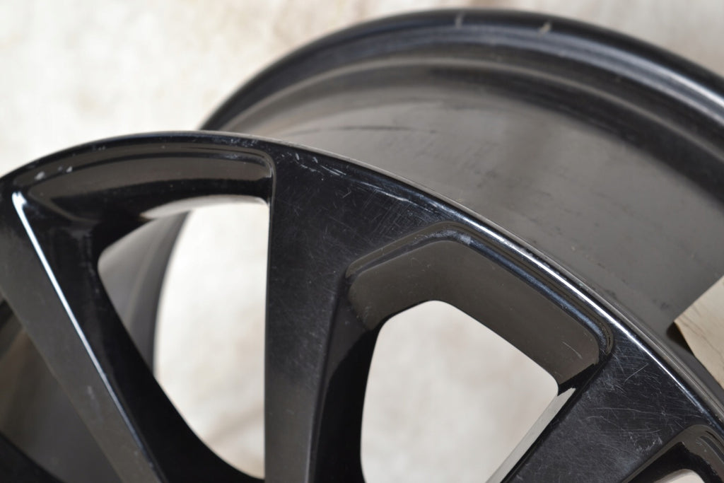 1x Alufelge 18 Zoll 7.5" 5x112 54ET Glanz Schwarz 8P007149BA Audi Rim Wheel FEL7234863191le