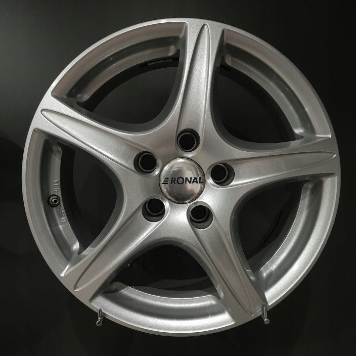 4x Alufelge 16 Zoll 6.5" 5x112 40ET Glanz Silber Audi I Rim Wheel FEL8799543616qb