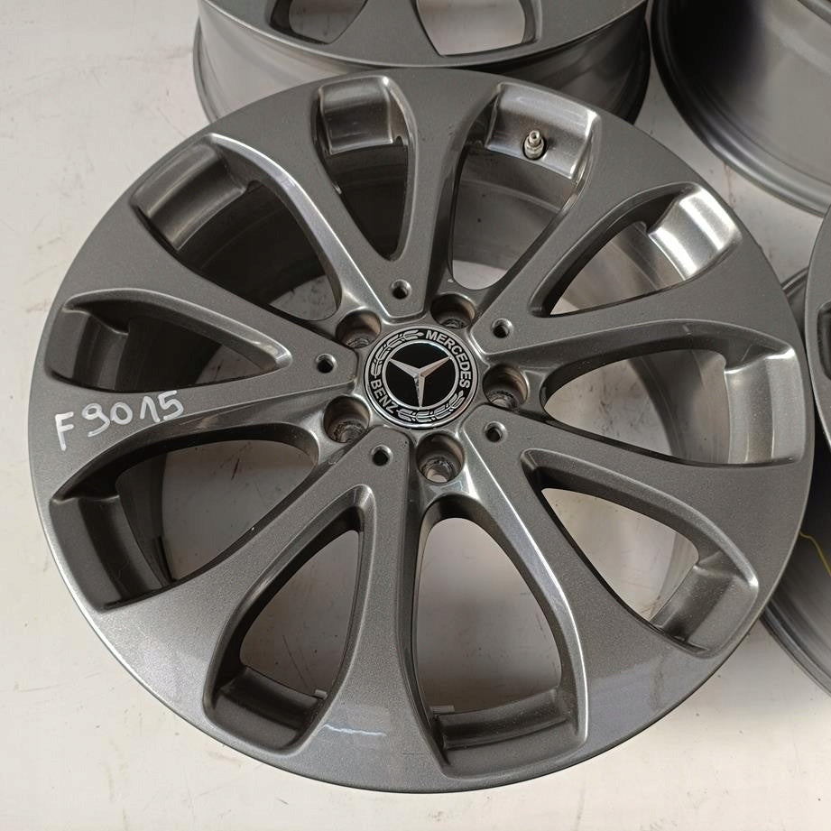 4x Alufelge 18 Zoll 8.0" 5x112 38ET Glanz Grau A2534011500 Mercedes-Benz Glc FEL8172450071lg