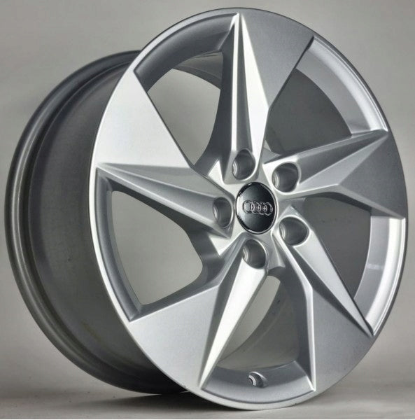 1x Alufelge 17 Zoll 8.0" 5x112 46ET Glanz Silber 8Y0601025 Audi A3 Rim Wheel