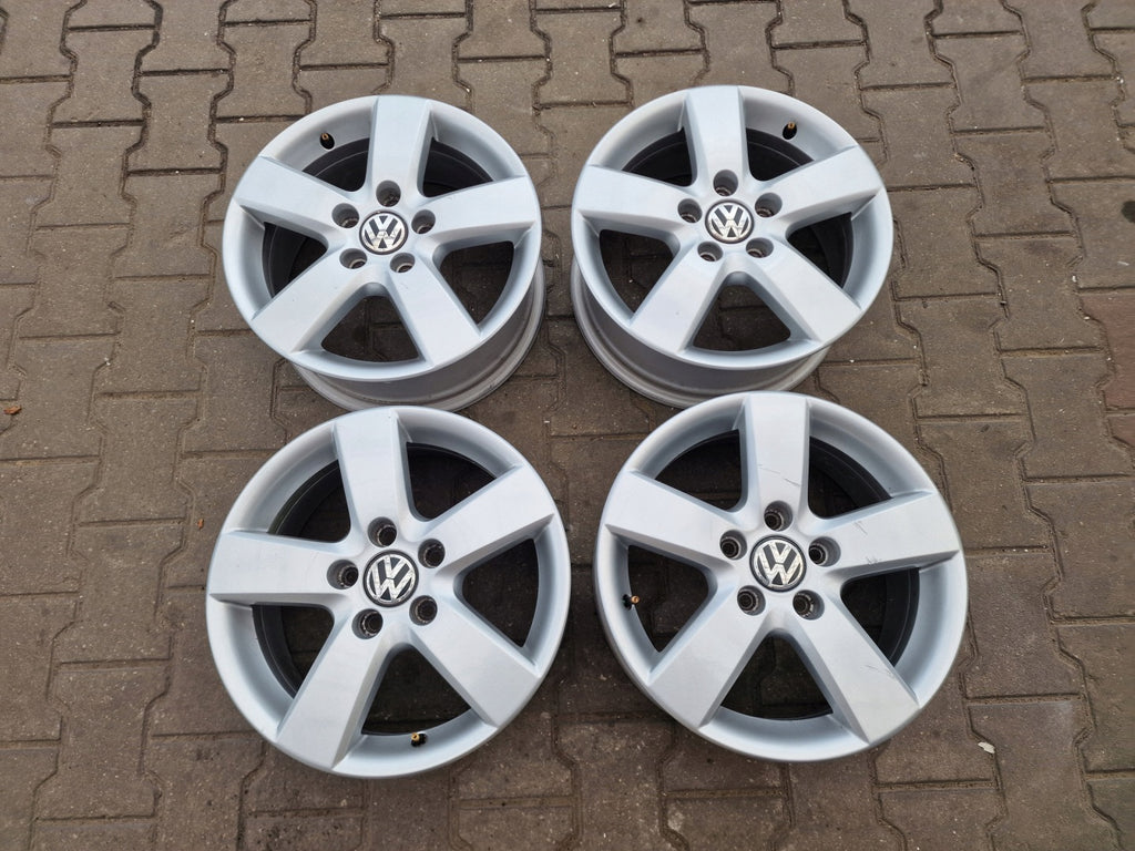 4x Alufelge 16 Zoll 6.5" 5x112 50ET 1T0601025M VW Touran Golf I Rim Wheel FEL9350889808de