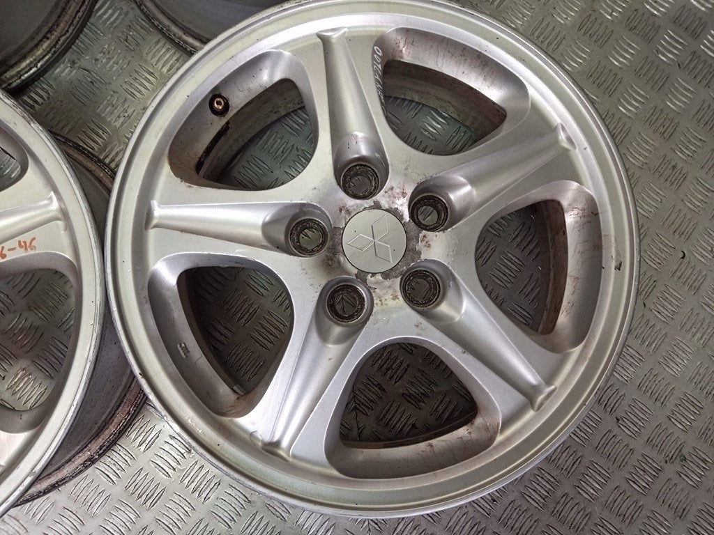 4x Alufelge 16 Zoll 6.0" 5x114.3 Mitsubishi Outlander I Rim Wheel FEL9310524872bl