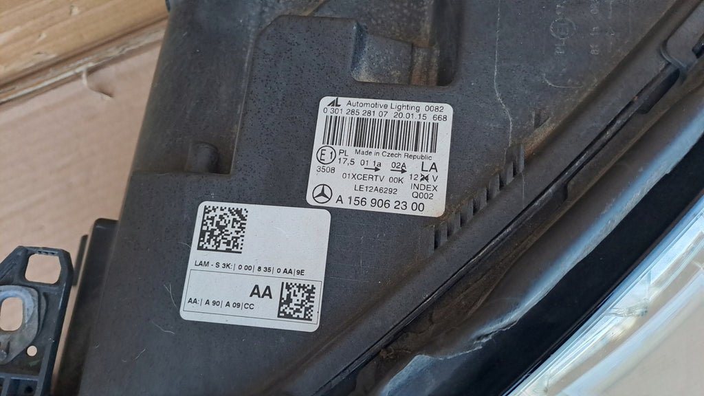 Frontscheinwerfer Mercedes-Benz Gla A1569062300 Links Scheinwerfer Headlight SCH3836854507lq
