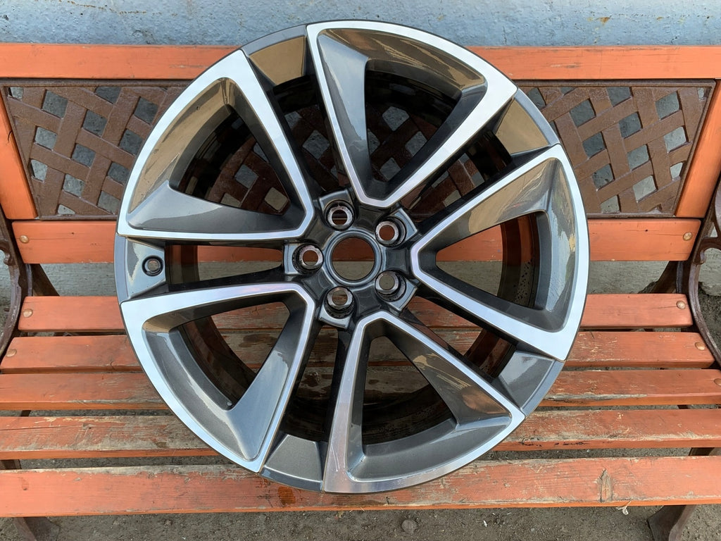1x Alufelge 19 Zoll 9.5" 5x108 27ET Glanz Graphit GX53-1007-DA Jaguar Mg