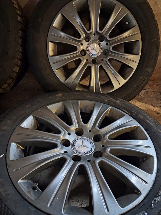 4x Alufelge 16 Zoll 7.5" 5x112 45 5ET Matt Silber A2124010702 Mercedes-Benz W212 FEL8594275981mr