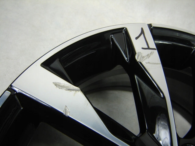 1x Alufelge 17 Zoll 7.0" 5x108 50ET Glanz Schwarz 31650337 Volvo V60 V40