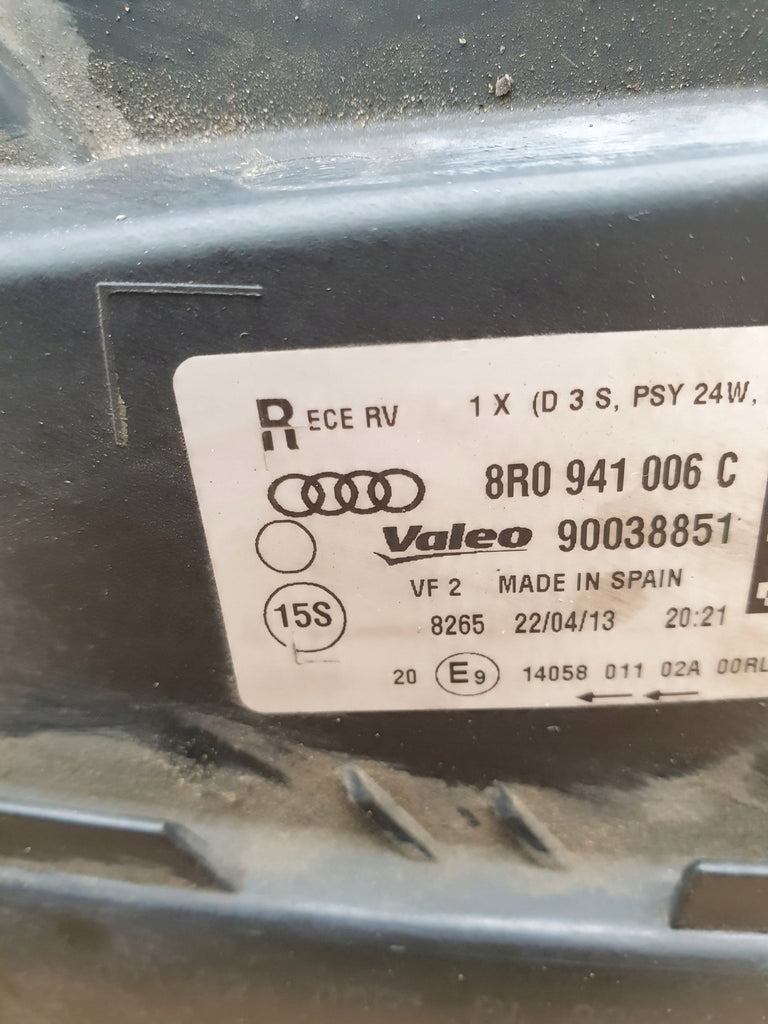 Frontscheinwerfer Audi Q5 8R0941006C Xenon Rechts Scheinwerfer Headlight