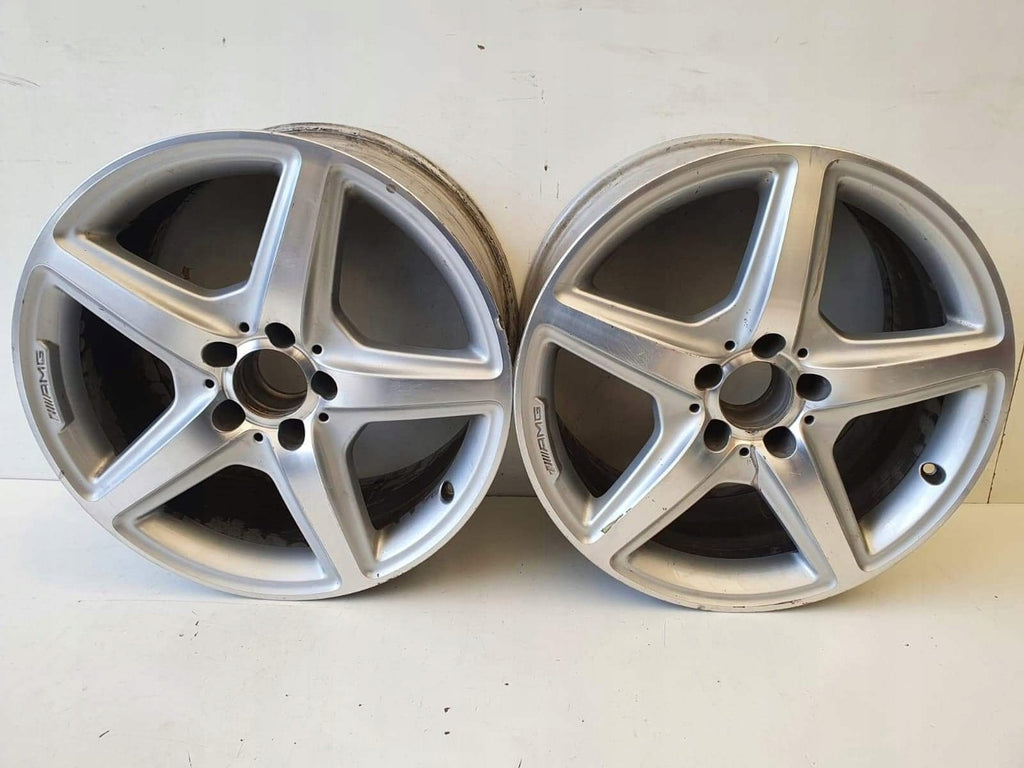 1x Alufelge 18 Zoll 9.5" 5x112 A2184011502 Mercedes-Benz Cls Amg Rim Wheel