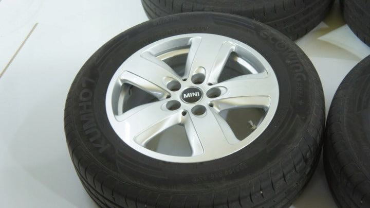 4x Alufelge 16 Zoll 7.0" 5x112 41ET Glanz Silber 6856029 BMW 4 Mini Rim Wheel FEL7829560623oh