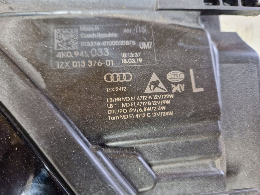 Frontscheinwerfer Audi A6 C8 4K0941033 LED Links Scheinwerfer Headlight SCH3469103033jp