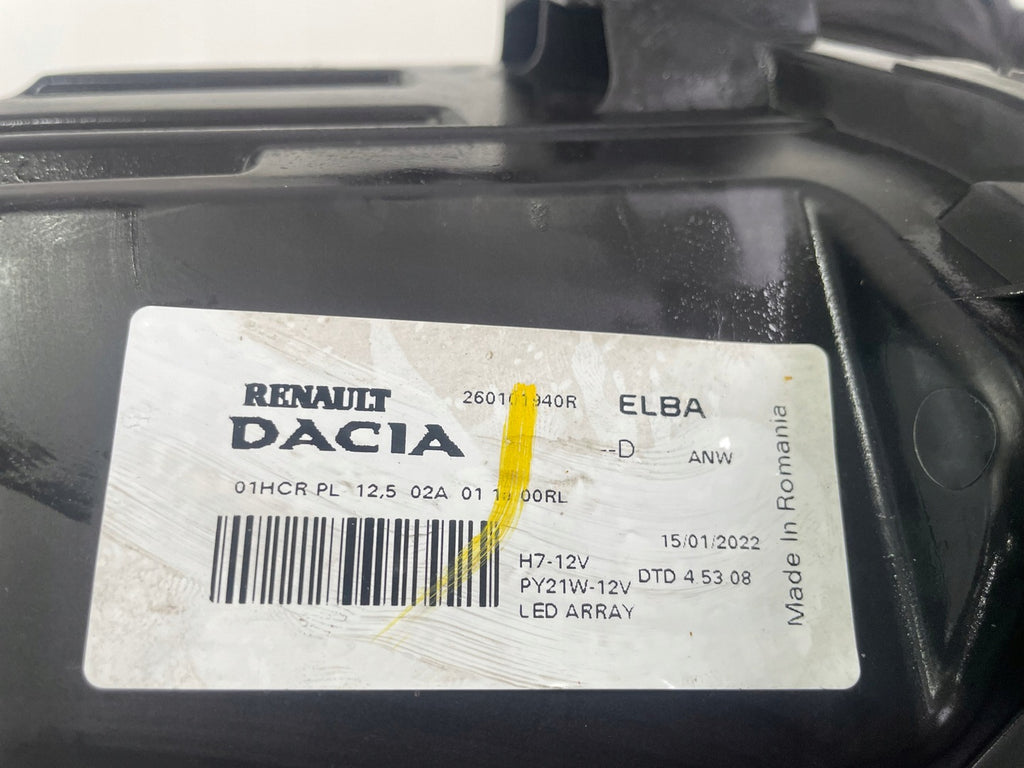 Frontscheinwerfer Dacia Sandero III 260101940R 260607161R Rechts oder Links