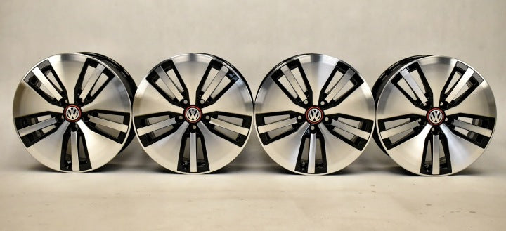 4x Alufelge 17 Zoll 7.0" 5x112 40ET Glanz Silber 3G0601025AM VW Passat Rim Wheel FEL8862371846sl