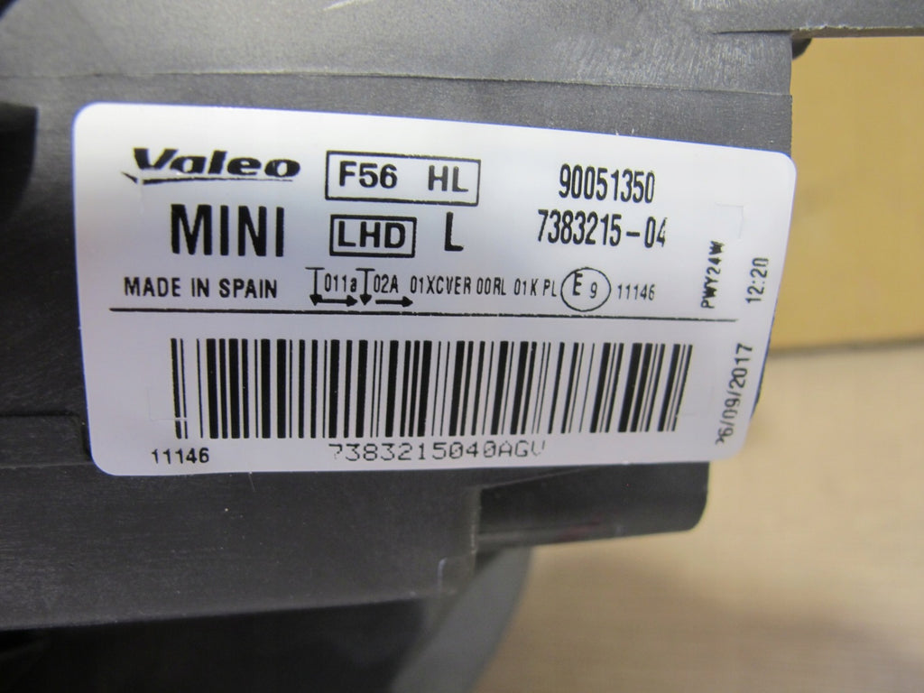 Frontscheinwerfer BMW Mini F57 F56 F55 90051350 Links Scheinwerfer Headlight