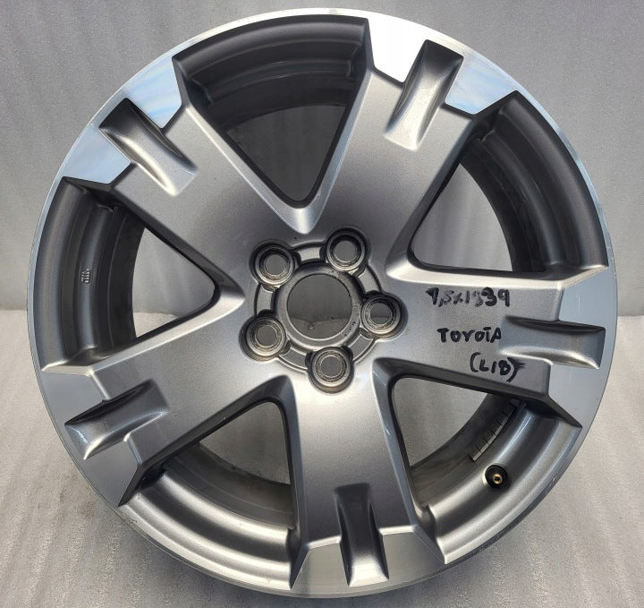 1x Alufelge 18 Zoll 7.5" 5x114.3 39ET Toyota Avensis Verso Rim Wheel FEL5058050292yn