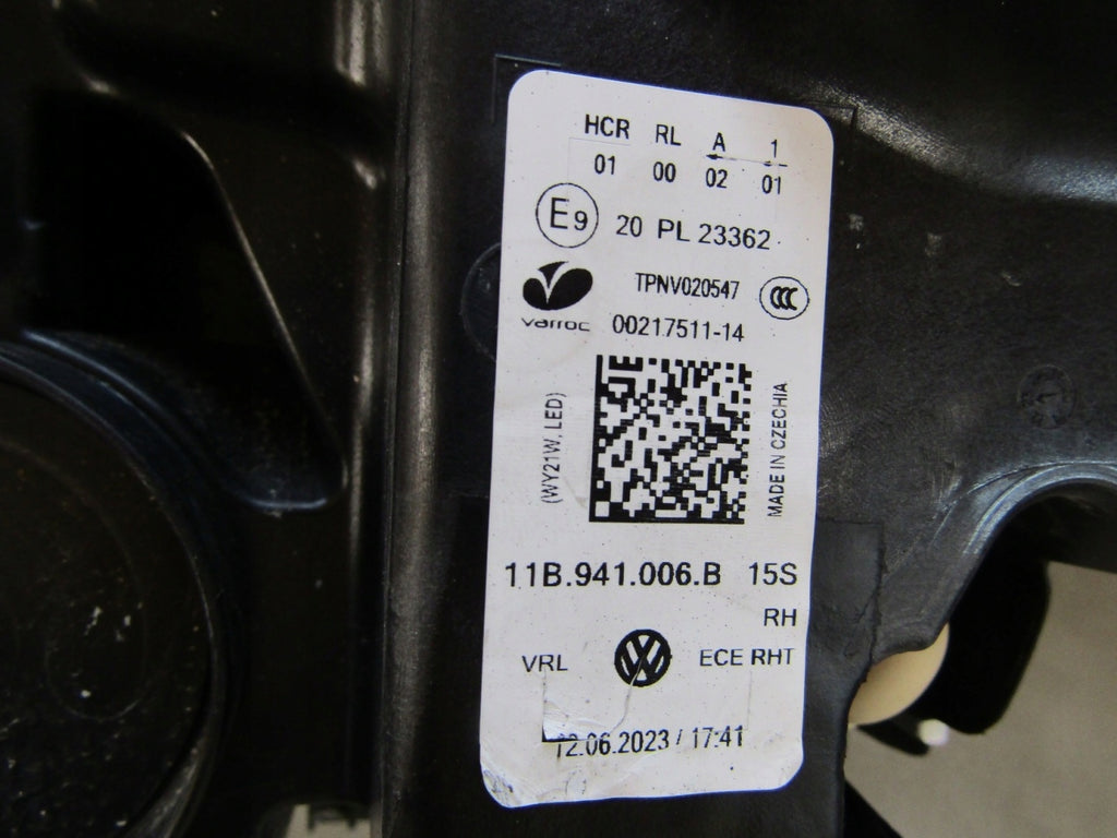 Frontscheinwerfer VW 11B941006B LED Rechts Scheinwerfer Headlight SCH5523017344yu