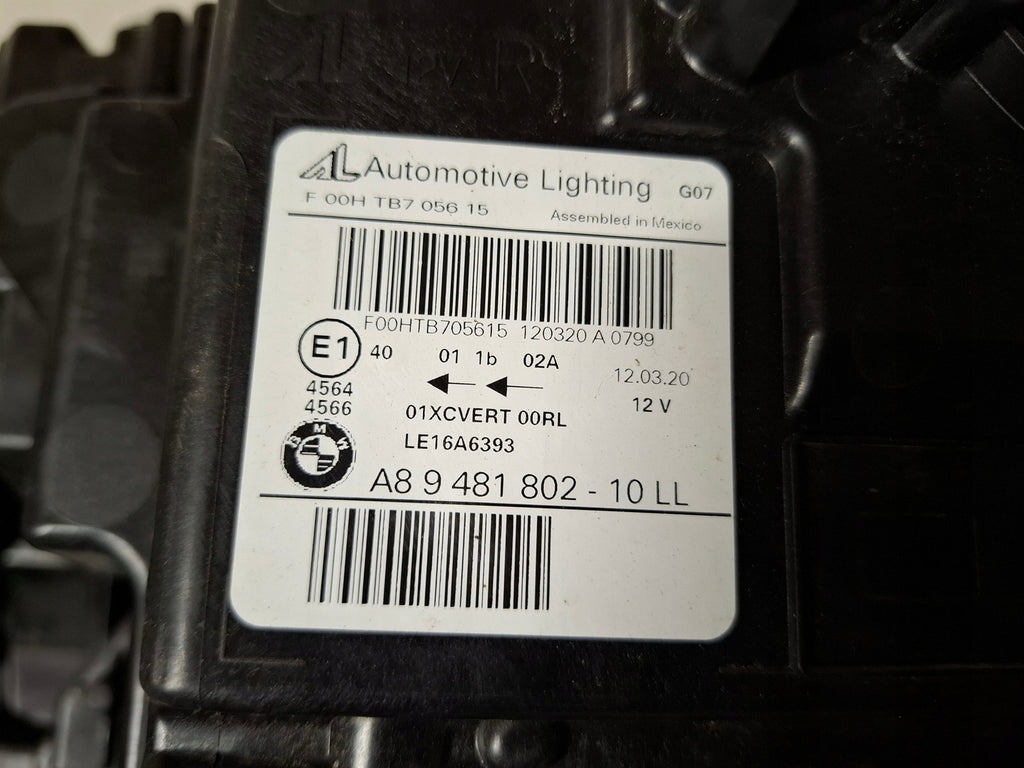 Frontscheinwerfer BMW X7 G07 5A279F2 9481802 LED Rechts Scheinwerfer Headlight SCH5205913894ls