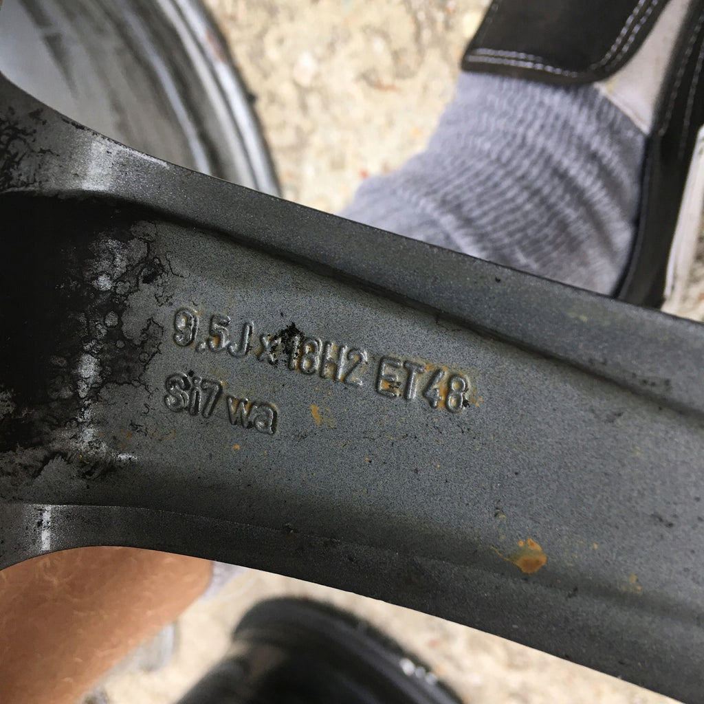 1x Alufelge 18 Zoll 9.5" 5x112 A2184010700 Mercedes-Benz Cls Rim Wheel