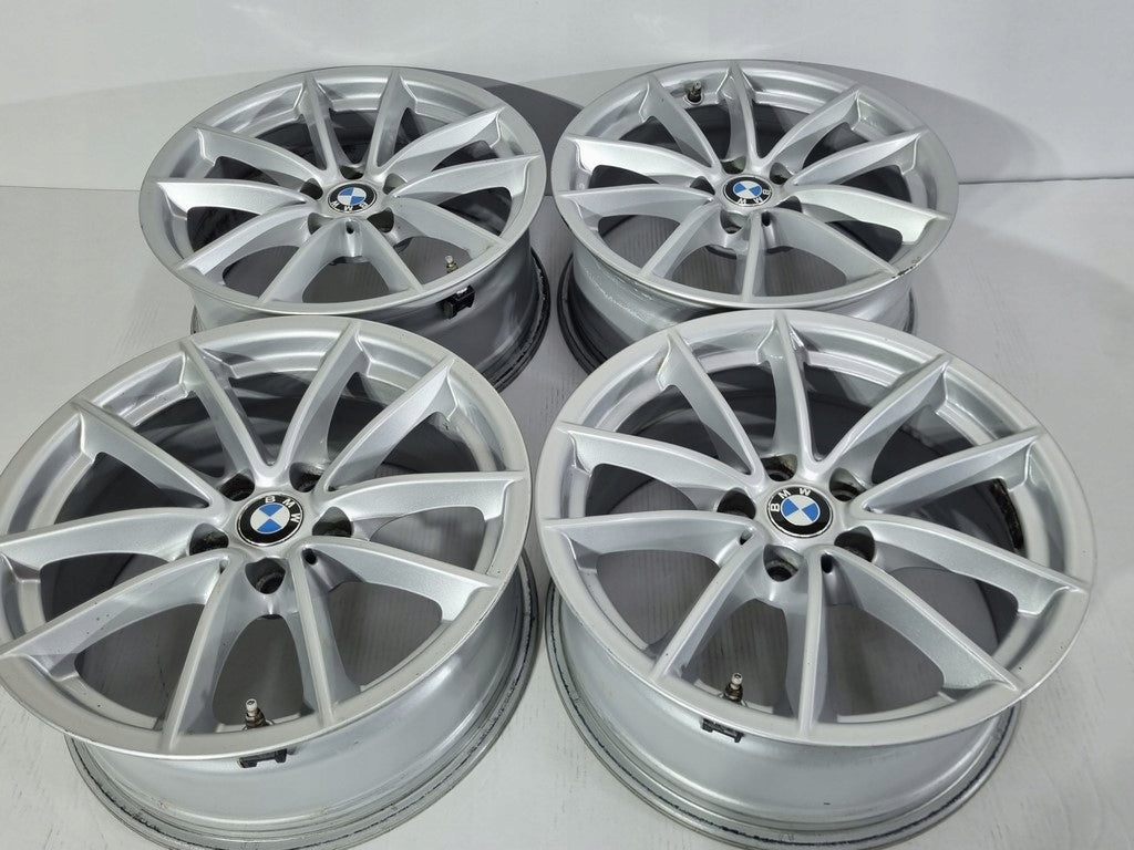 4x Alufelge 17 Zoll 7.5" 5x112 27ET Glanz Silber BMW Rim Wheel FEL6756263863iz