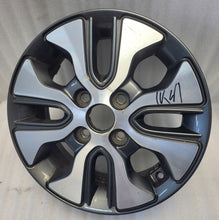 Laden Sie das Bild in den Galerie-Viewer, 1x Alufelge 14 Zoll 5.0" 4x100 49ET 52910-1Y700 MA-DAR81 Kia Picanto Rim Wheel FEL7373765677op