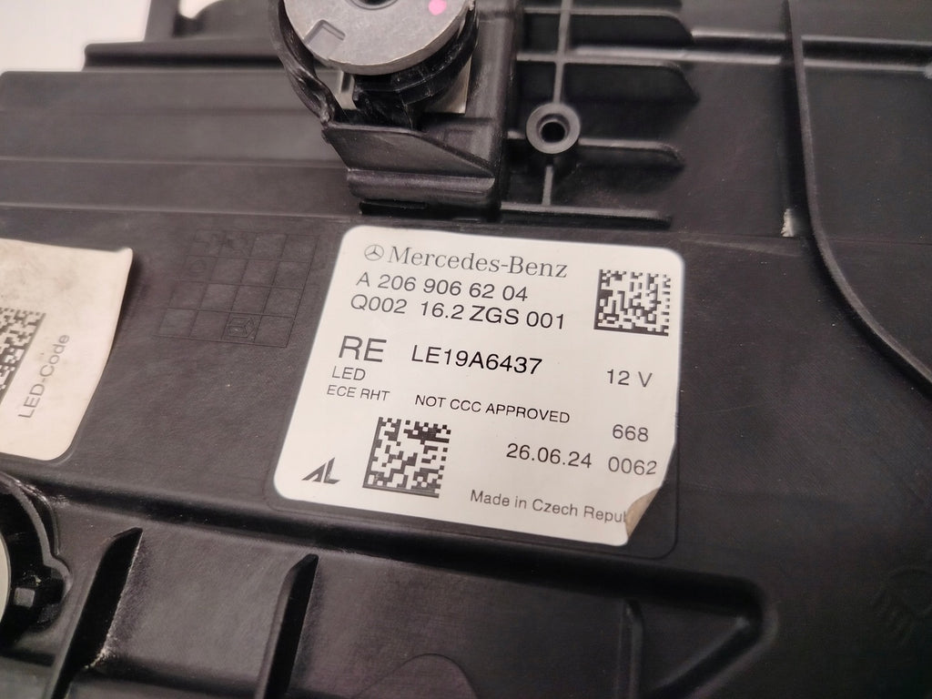 Frontscheinwerfer Mercedes-Benz W206 A2069066204 Full LED Rechts Headlight SCH2411581022hn