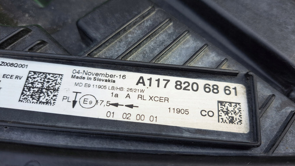 Frontscheinwerfer Mercedes-Benz Cla A1178206861 LED Rechts Headlight