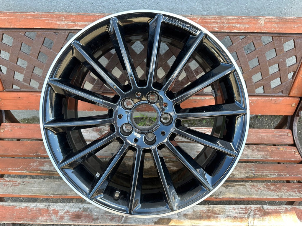 1x Alufelge 19 Zoll 7.5" 5x112 49ET Glanz Schwarz A1774011600 Mercedes-Benz W177 FEL9722013805lr