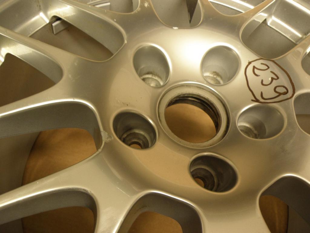 1x Alufelge 20 Zoll 9.5" 5x130 65ET Silber 97036217808 Porsche Panamera