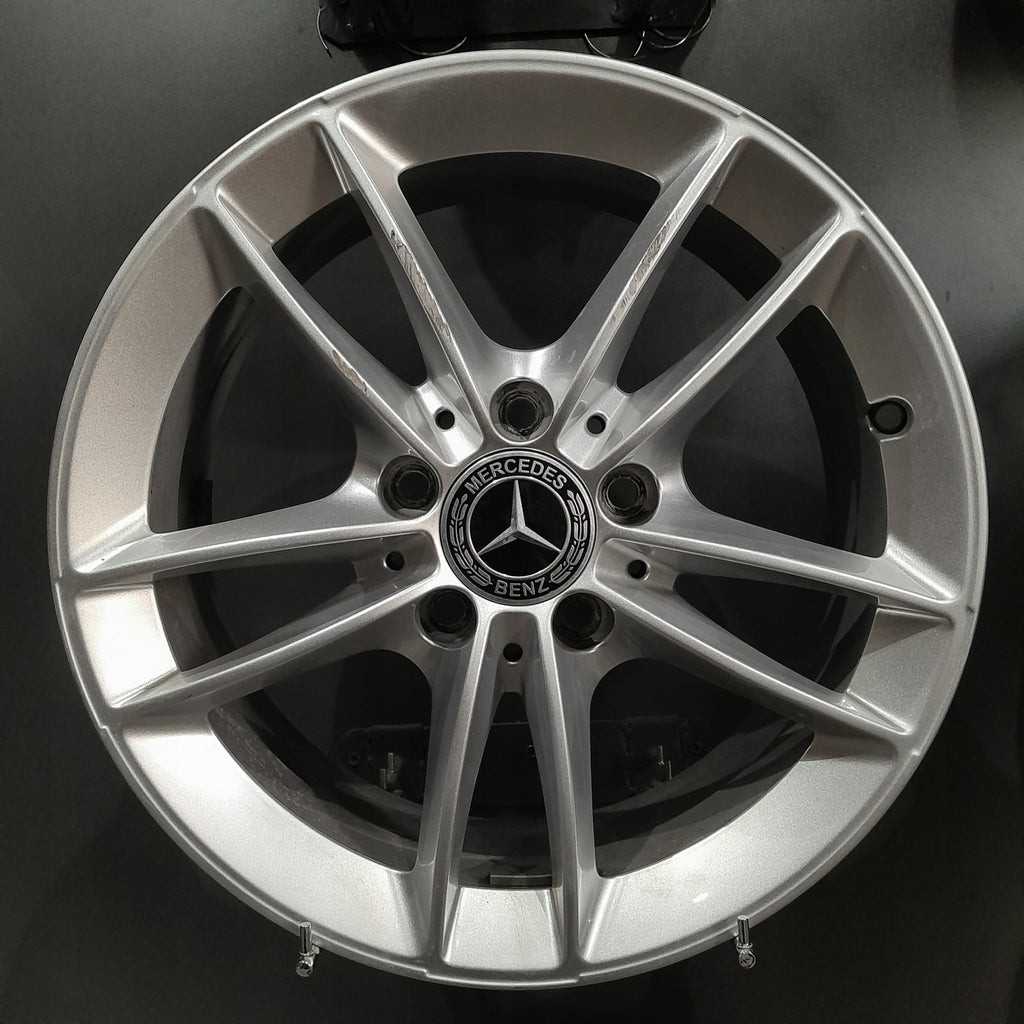 4x Alufelge 16 Zoll 6.5" 5x112 44ET Glanz Silber A1774010100 Mercedes-Benz W177 FEL5409234804ih