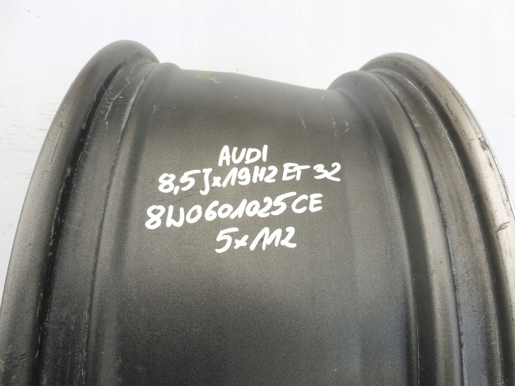 1x Alufelge 19 Zoll 8.5" 5x112 32ET Glanz Graphit 8W0601025CE Audi Rim Wheel FEL6240082604ql