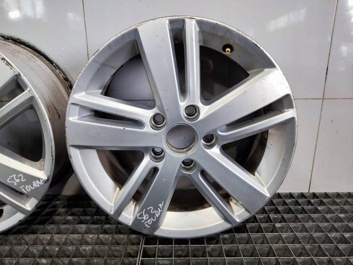 4x Alufelge 16 Zoll 6.5" 5x112 50ET 5K0601025AM VW Touran Rim Wheel FEL3255600377cv