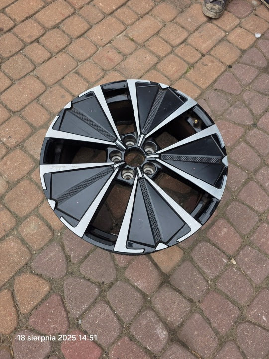 1x Alufelge 19 Zoll 7.0" 5x108 41ET Glanz Schwarz 9856563280 Citroën Ds4 Ii FEL3023267144gu