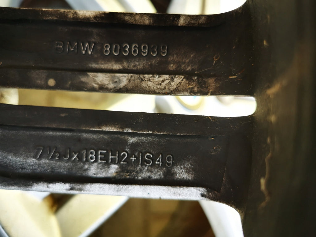 1x Alufelge 18 Zoll 7.5" 5x120 8036939 Bmw Rim Wheel