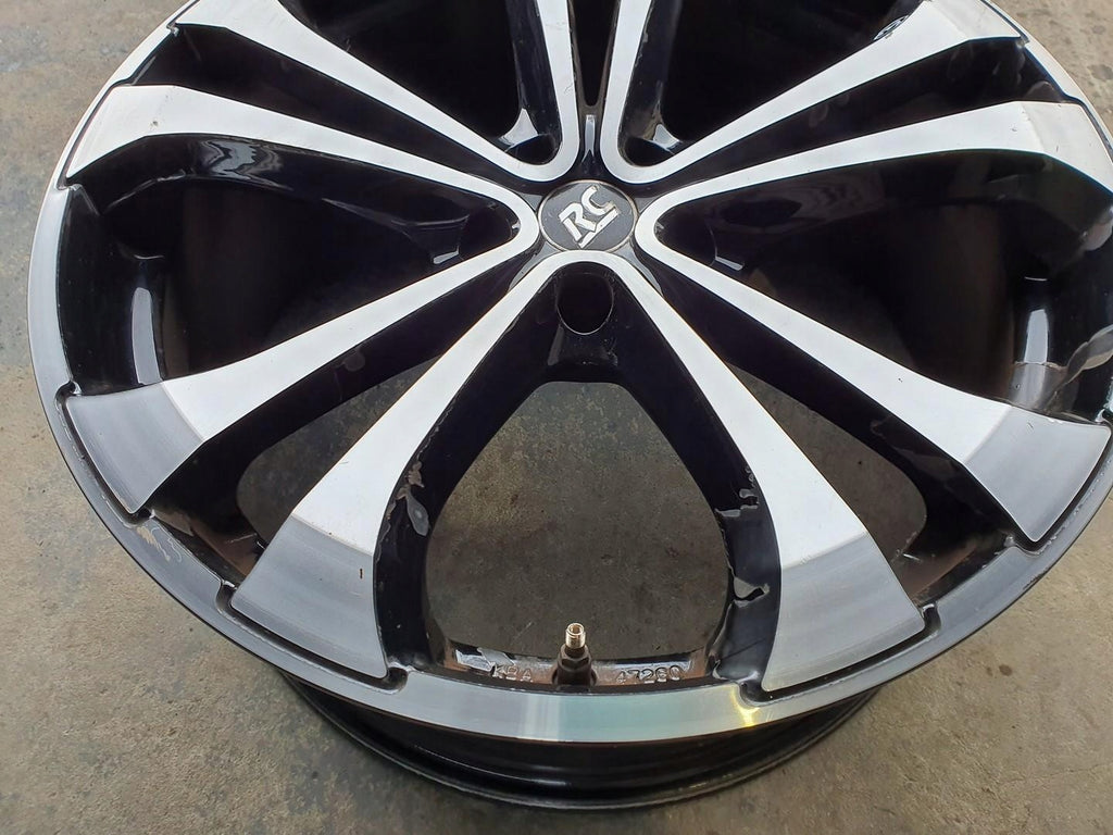 1x Alufelge 20 Zoll 8.5" 5x114.3 38ET Glanz Schwarz Dodge Nitro Rim Wheel FEL2391896436vz