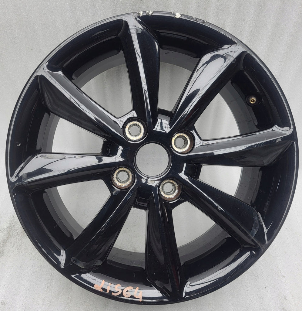 1x Alufelge 16 Zoll 6.5" 4x108 47 5ET Glanz Schwarz H1BJ-1007-G1A Ford Fiesta I FEL8813339626aj