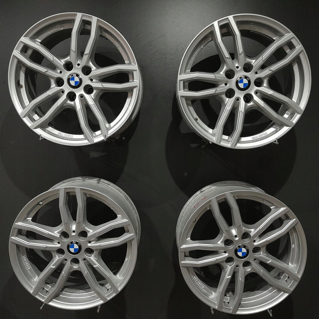 4x Alufelge 17 Zoll 7.5" 5x112 27ET Glanz Silber BMW 3 G21 G20 Rim Wheel FEL8040642794xb