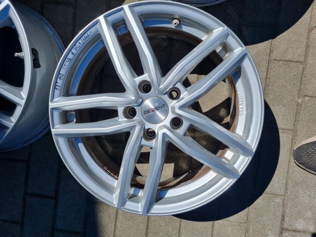 4x Alufelge 17 Zoll 5x112 38ET Silber KBA53207 Audi W211 I Rim Wheel FEL5271508107uj