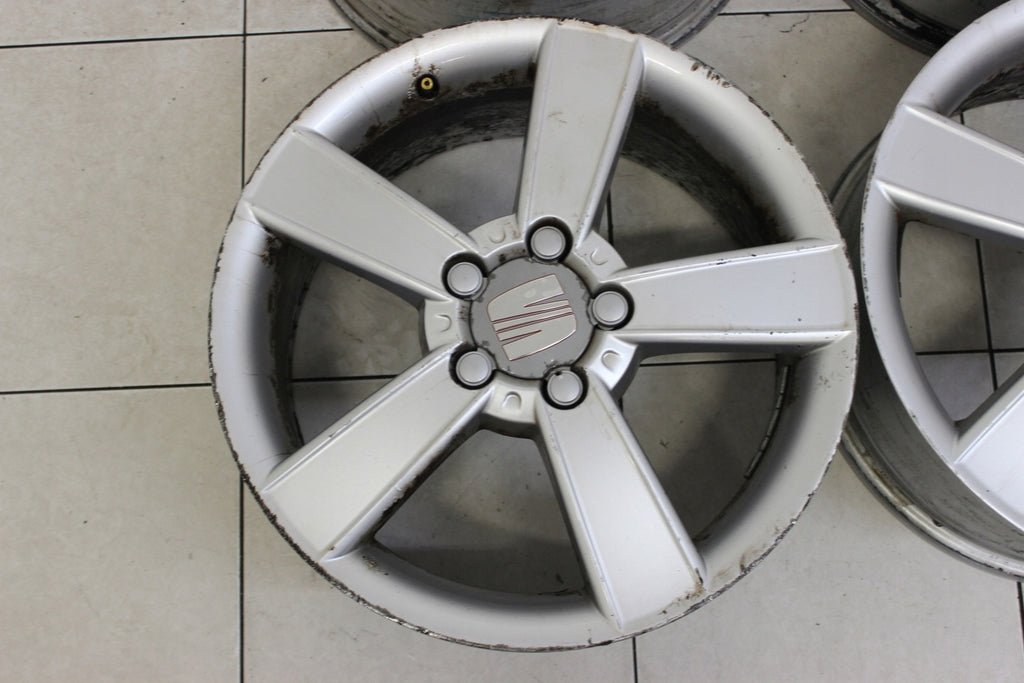 4x Alufelge 17 Zoll 7.0" 5x112 54ET 1P0601025C Seat Leon Rim Wheel