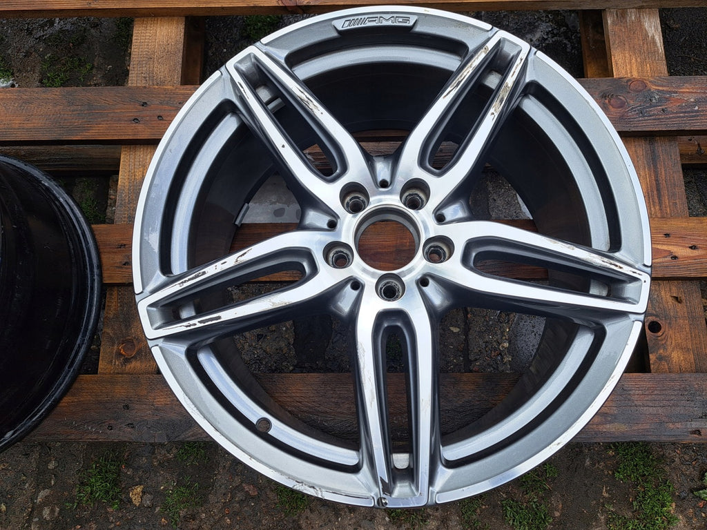 1x Alufelge 19 Zoll 9.0" 5x112 49ET A2134012100 Mercedes-Benz W213 Rim Wheel FEL7791903339zb