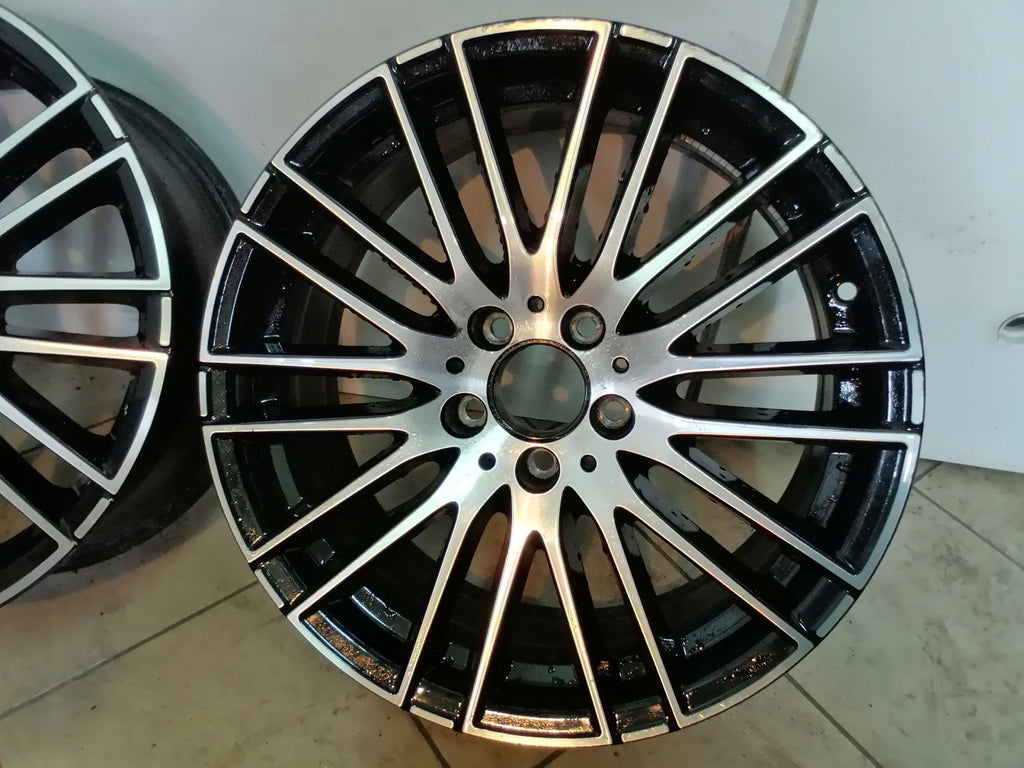 1x Alufelge 18 Zoll 7.5" 5x112 40ET Glanz Schwarz A2064014900 Mercedes-Benz Amg FEL7558539069al