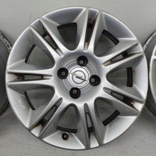 Laden Sie das Bild in den Galerie-Viewer, 4x Alufelge 16 Zoll 6.0" 4x100 37ET Schwarz Opel Meriva Corsa E D Rim Wheel FEL7797532194hl