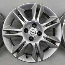 Laden Sie das Bild in den Galerie-Viewer, 4x Alufelge 16 Zoll 6.0" 4x100 37ET Schwarz Opel Meriva Corsa E D Rim Wheel FEL7797532194hl
