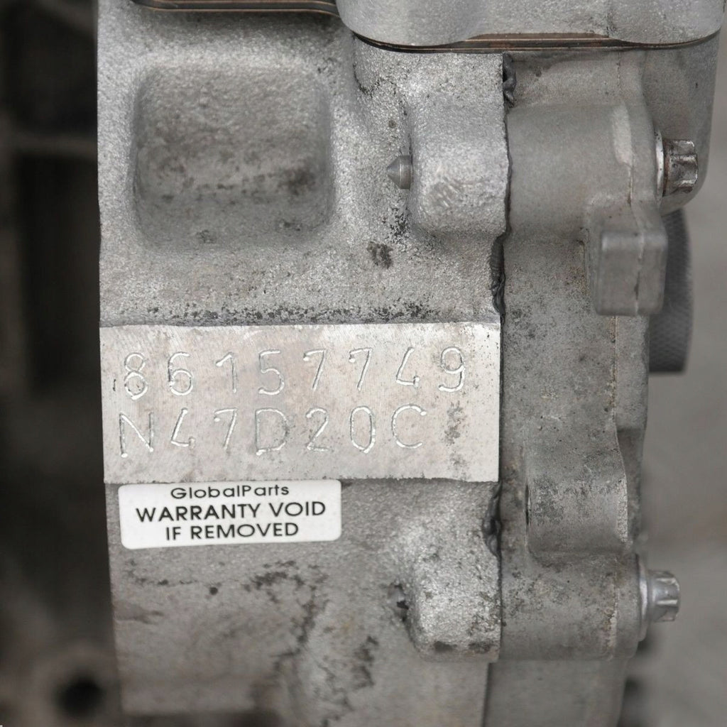 Motor BMW F21 F30 F31 F20 N47D20C 2.0 119TKm Diesel Engine Unkomplett