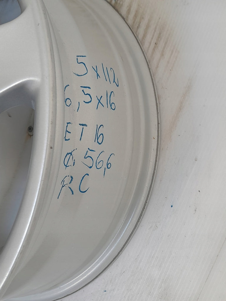4x Alufelge 16 Zoll 6.5" 5x112 KBA45400 Rim Wheel FEL1584163840vf