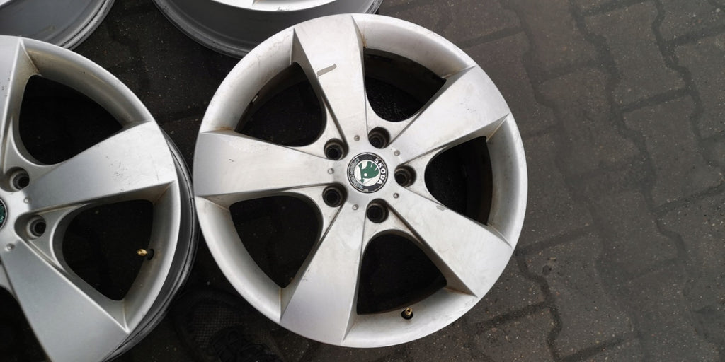 4x Alufelge 17 Zoll 7.0" 5x112 54ET 1Z0601025D Skoda Superb I Rim Wheel FEL1967127231vb