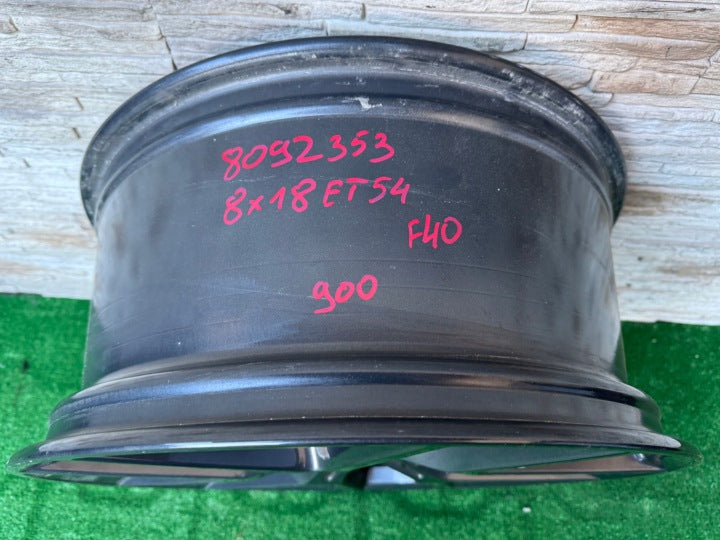 1x Alufelge 18 Zoll 8.0" 5x112 8092353 BMW 1 F40 Rim Wheel FEL1354519176ss