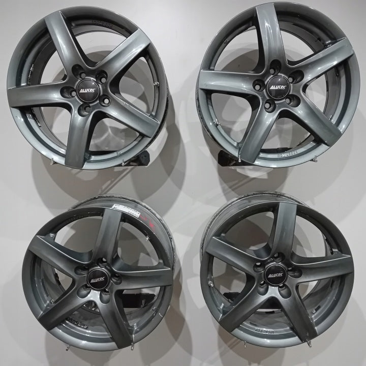 4x Alufelge 18 Zoll 8.0" 5x112 52ET Glanz KBA47961 Mercedes-Benz Gle W166 FEL1823765348ym